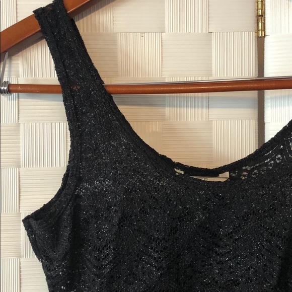 Shimmery Lace Tank - Picture 2 of 4